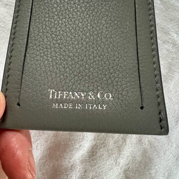 2 new in box Tiffany & Co Luggage Tags Full Grain Calf Leather - Picture 6 of 10